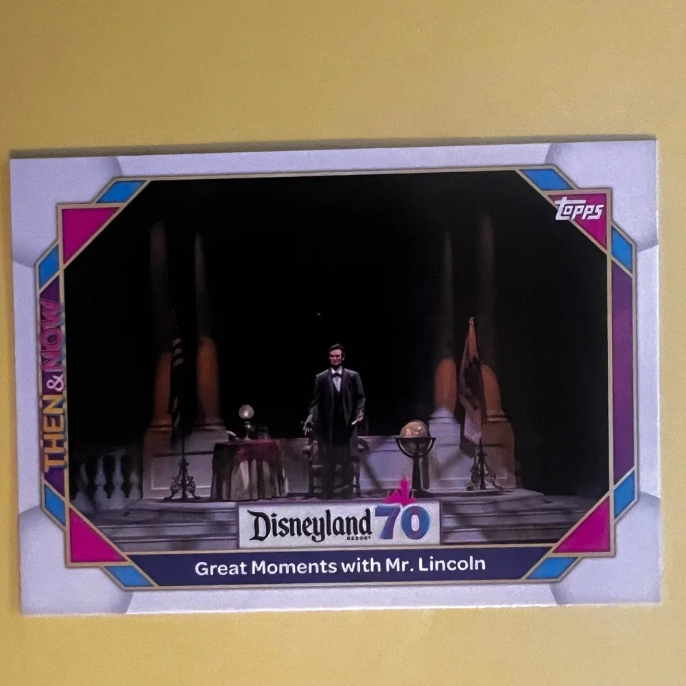 2025 Topps Disneyland 70th Anniversary  #5‎ Great Moments With Lincoln